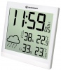 Метеостанция (настенные часы) Bresser TemeoTrend JC LCD с радиоуправлением, белая